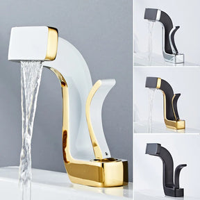 Torneira Luxe Gold Cascata Monocomando