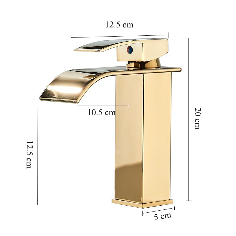 Torneira Monocomando Design Luxuoso Quente e Frio