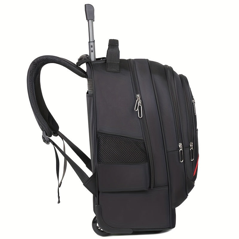 Mochila de Viagem com Rodas e Compartimento Seguro para Laptop