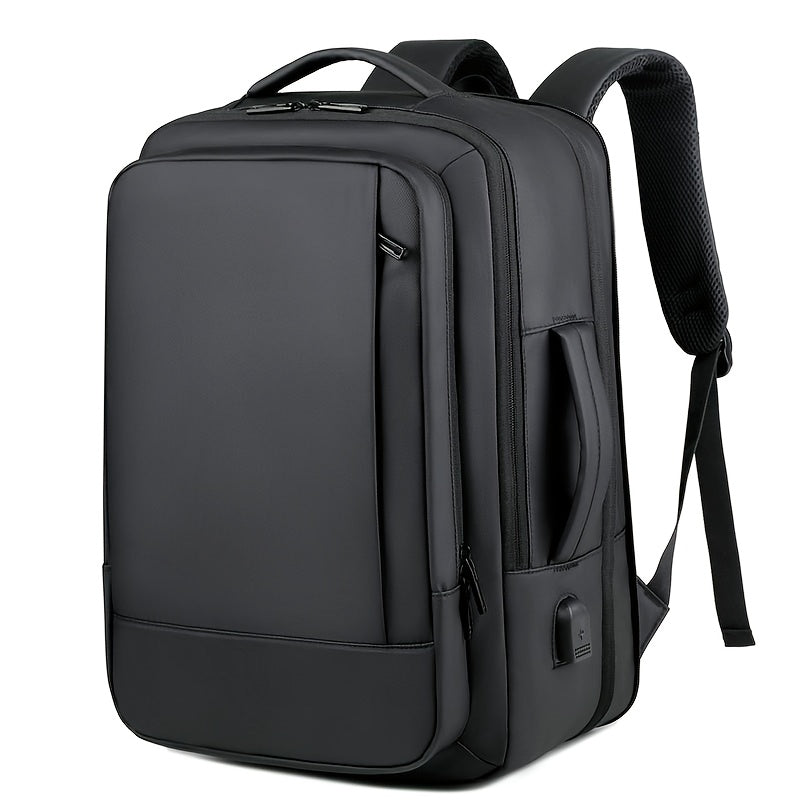 Mochila de Viagem Expansível à Prova d'Água para Laptops de 15,6 Polegadas