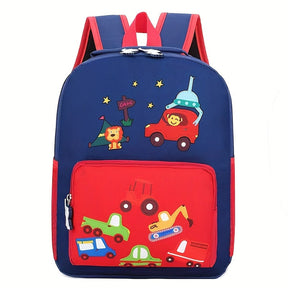 Mochila Escolar Infantil de Nylon para Crianças de 3 a 6 Anos