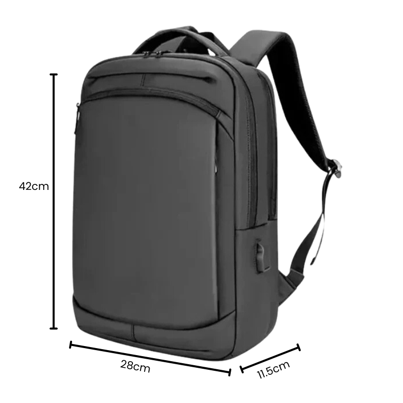 Mochila Executiva Impermeável com USB - Notebook 15,6"