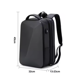 Mochila Executiva Impermeável - Notebook 14", Expansível e Porta USB